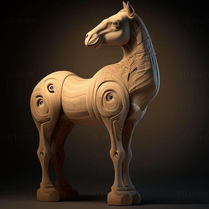 3D model Camelops (STL)